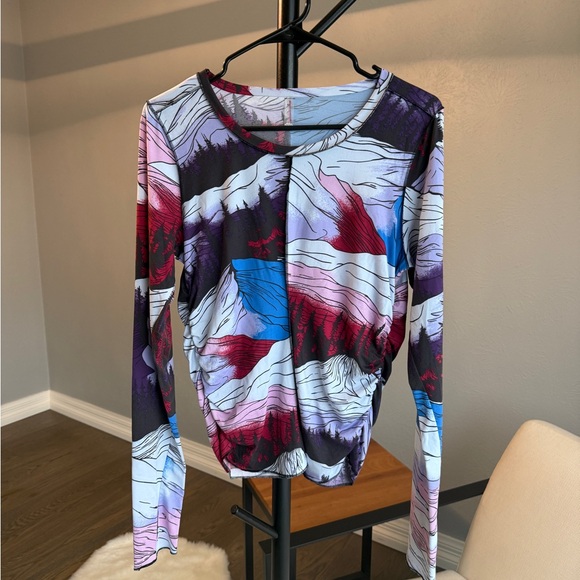 Free People Movement Right On Long Sleeve Layer in Rocky Ridge Large NWOT! - Picture 3 of 7